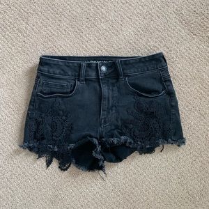 American Eagle Black Shorts